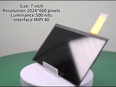 Display LCD IPS da 7 pollici con 1024*600 pixel Luminosità 500nits Espositori esterni ad alta luminosità con M
