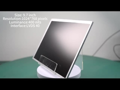 9Modulo di visualizzazione LCD TFT da 0,7 pollici con risoluzione 1024*768 400 nits Interfaccia LVDS LCD Automotive